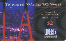 USA: Prepaid Quest/Liberty - TeleCard World Exposition 1995 Los Angeles - Sonstige & Ohne Zuordnung