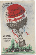 Ww2 - Guerre 39 - Libération - Fete De L'humanité 1947 -ballon -  Parti Communiste - Guerre 1939-45