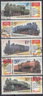 USSR 5649-5653,used,falc Hinged - Trenes