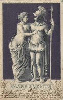 MARS & VENUS : Carte "Météor" à Regarder à La Lumière. En L'état. Oblitération Dessin 1905 Par ??? - Controluce