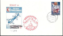 Soviet Space Cover 1974. "Soyuz 16" Landing ##01 - Russie & URSS