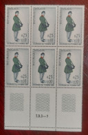 France 1 Bloc De 6 Timbres Neuf** YV N° 1516 Facteur Du Second Empire - Mint/Hinged