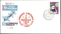 Soviet Space Cover 1974. "Soyuz 14" Launch ##01 - Russie & URSS