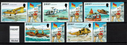 Jersey - 2005 - MNH - Channel Island Aero Services - Sauvetage En Mer, Rescue Craft, Flugzeuge, Airplanes, Helicopter - Jersey