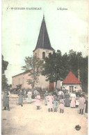 CPA Carte Postale France Saint Didier D'Aussiat L' église   Animée  VM81176 - Autres & Non Classés