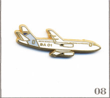 Pin's Aviation - Compagnie / “Air Inter“ - Dassault Mercure 100. Est. Segede Paris. Zamac. T1027-08 - Aerei