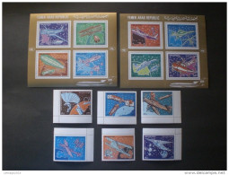 YEMEN 1982 Airmail - Progress In Air Transport + 2 BLOCK MNH - Yemen