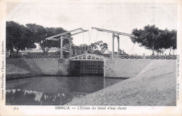 ISMAILIA L'ECLUSE DU CANAL D'EAU DOUCE  EDITION COMPTOIR PHILATELIQUE D'EGYPTE - Ismailia