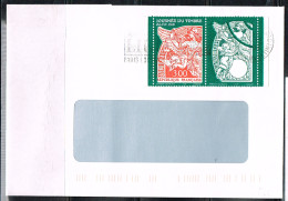 PHIL-L52 - FRANCE N° 3136a Sur Lettre Journée Du Timbre 1998 Avec Vignette - Storia Postale