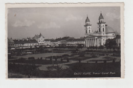 Romania Satu Mare Szatmárnémeti Parcul Carol Garden Park Jardin Publique Fratii Deutsch Resita Catholic Church Eglise - Roumanie