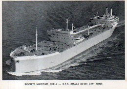 Pétrolier Sitala (Sté Maritime Shell) - Tanker