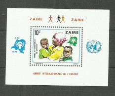 ZAÏRE BLOC N°10 Neuf Avec Charnière* Cote 13€ - Unused Stamps