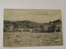 ARDECHE-VALLEE DE L'EYRIEUX-555-LES OLLIERES PONT SUR L'EYRIEUX ET GRANDES USINES FOUGEIROL - Autres & Non Classés