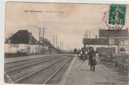 Champagné - La Gare Et Les Quais - Sonstige & Ohne Zuordnung