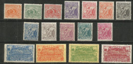GUAYANA FRANCESA YVERT NUM. 75/90 * SERIE COMPLETA CON FIJASELLOS  --INCLUYE SELLOS SIN GOMA-- - Unused Stamps