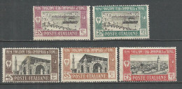 TRIPOLITANIA COLONIA ITALIANA YVERT NUM. 37/41 FALTA EL 42 PARA LA SERIE COMPLETA NUEVA SIN GOMA - Tripolitaine