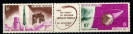 V - Polynésie Française: Année 1966 : Y&T N° PA 18A (Premier Satellite Français)  : 1 Triptyque NSC ** - Nuevos