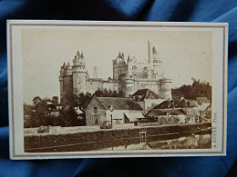 Photo CDV A. Dupré à Compiègne - Château De Pierrefonds, Travaux, Ca 1860 L680C - Oud (voor 1900)
