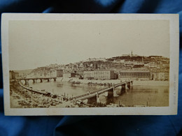 Photo CDV Muzet & Joguet à Lyon - Lyon Les Quais, Second Empire Ca 1865  L680C - Oud (voor 1900)