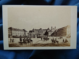 Photo CDV E. Morier à Paris Tir. Albuminé - Gravure Scène Du Second Empire Lanciers De La Garde Ca 1860-65 L680C - Oud (voor 1900)