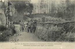 - Guerre 1914-18 -ref-N514- Campagne  D Alsace 1914-1915 - 98e De Marche - Ligne De Défense - Régiments - - War 1914-18