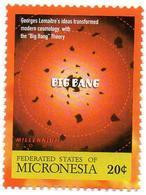 MICRONESIA 1v MNH**  Georges Lemaitre's Ideas Transformed Modern Cosmology With The Big Bang Theory Astronomy Physics - Física