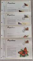 BUZIN / 4 FEUILLETS A4 " SPECIAL PAPILLONS "/ COB 2503/06 - 1985-.. Pájaros (Buzin)