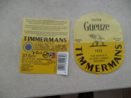 Timmermans Oude Geuze 37,5 Cl  2 Etik - Beer