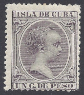 CUBA 1896-7 - Yvert 89* (L) - Alfonso | - Kuba (1874-1898)