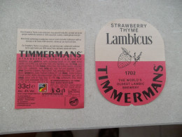 Strawberry Timmermans 33 Cl 2 Etik - Bière