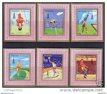 Yemen 1982 Moscow Olympic Miniature Deluxe SS MNH Catalogua Micheal 1683/1688 - Yémen