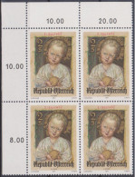 1971 , Mi 1379 ** (1) -  4er Block Postfrisch - Weihnachten - Unused Stamps