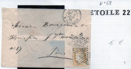 FRANCE N° 59 - (Paris Etoile 22) - 1849-1876: Période Classique