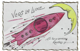 Ww2 - Guerre 39 - Carte à Système - Anti-hitler -vers La Lune - Cochon - War 1939-45