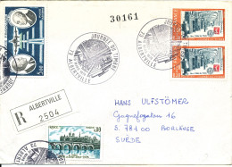 France Registered Cover Stamp's Day Albertville 10-3-1979 Sent To Sweden (the Flap On The Backside Of The Cover Is Missi - Briefe U. Dokumente