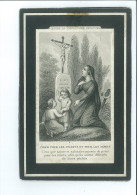 MELANIA BOLSSENS WED A DE DYCKER ECHTG F POECK ° HAASDONK ( BEVEREN ) 1819 + TEMSE 1874 - Devotion Images