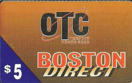 USA: Prepaid OTC - Boston Direct - Andere & Zonder Classificatie