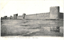 CPA Carte Postale France Aigues-Mortes Les Remparts Côté Sud 1914 VM81183 - Aigues-Mortes