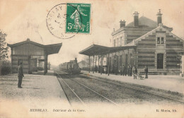HERBLAY - Intérieur De La Gare. - Bahnhöfe Mit Zügen