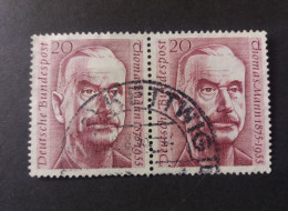GERMANY ALLEMAGNE DEUTSCHE POST 1956 ANNIVERSARIO DELLA MORTE DI THOMAS MANN CAT. YVERT N.113 - Used Stamps