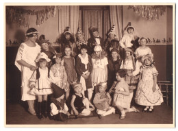 Fotografie Fasching - Karneval, Kostümierte Kinder Einer Schulklasse  - Autres & Non Classés