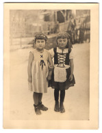 Fotografie Fasching - Karneval, Fastnacht 1933, Niedliche Mädchen Im Kostüm  - Otros & Sin Clasificación