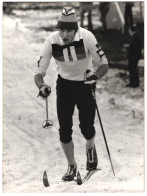 Fotografie Ski-Langlauf, BRD-Skiläufer Hans Speicher  - Sport