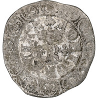 France, Charles V, Blanc Au K, 1365-1380, Billon, TB, Duplessy:363 - 1364-1380 Karl V. Der Weise