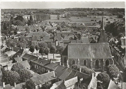 CPSM Onzain L'église Et La Place - Sonstige & Ohne Zuordnung