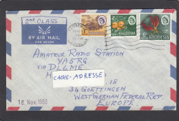 2 ND CLASS AIR MAIL. LETTRE DE CAUSEWAY POUR GÖTTINGEN,1966. - Rodesia (1964-1980)