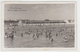 Romania - Constanta Mamaia Vedere Spre Cabine Spa Baths Resort Bains Seaside Plage Beach 1936 Dresden Stamp - Roumanie