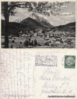 Ansichtskarte Mittenwald Panorama Mit Wetterstein 1935 - Mittenwald