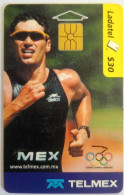 Mexico Ladatel / Telmex  $30 Chip Card - Triatlon 2000 - Javier Rosas Sierra - Mexique