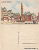 Frankfurt Am Main Samstagsberg Mit Nikolaikirche - Künstler AK 1940 - Frankfurt A. Main